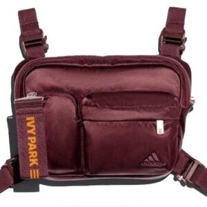 Adidas x IVY PARK Beyoncé Harness Bag Maroon Solar Orange